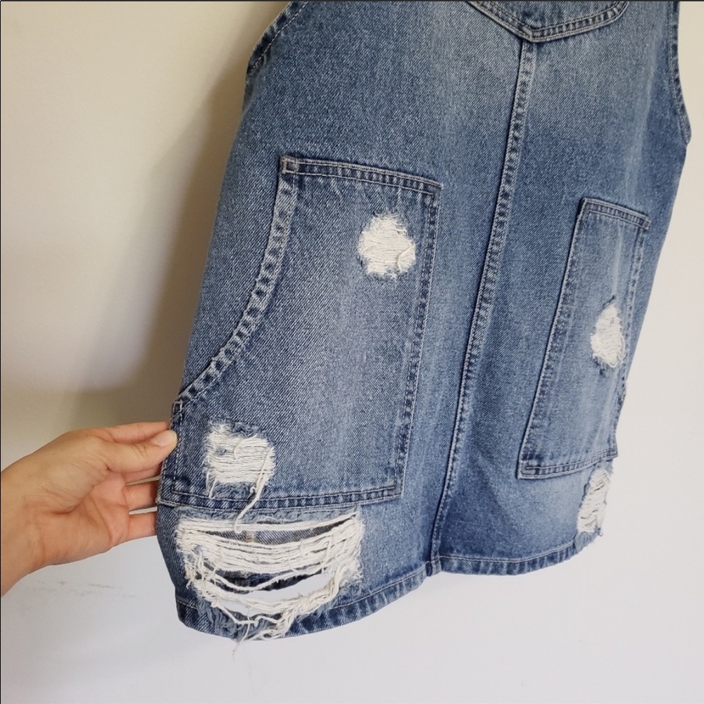 Tularosa Sophia Overall Denim Dress - Picture 6 of 7